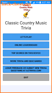 Classic Country Music Trivia screenshot