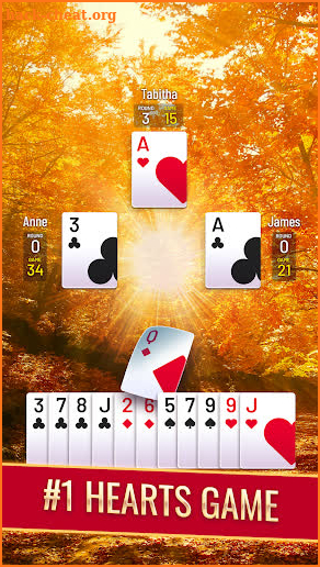 Classic Hearts - Card Game screenshot