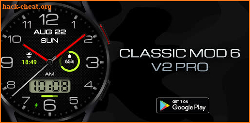 Classic MOD 6 V2 PRO Watchface screenshot