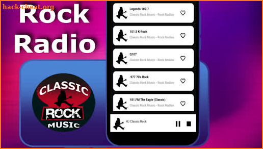 Classic Rock Music Radio screenshot
