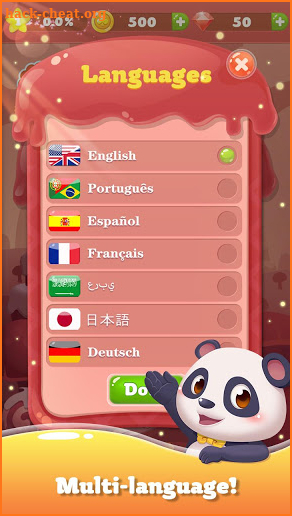 Classic Solitaire Panda screenshot