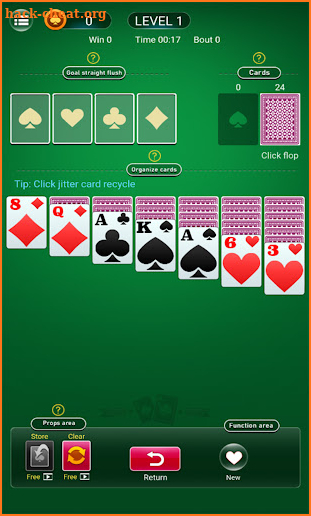 Classic Solitaire -puzzle game screenshot
