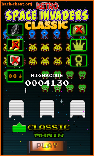 Classic Space Invaders screenshot