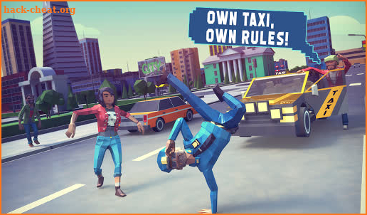 Classic Taxi Driver : Crazy Town screenshot