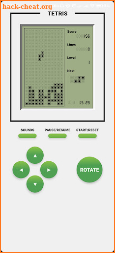 Classic Tetris  game screenshot