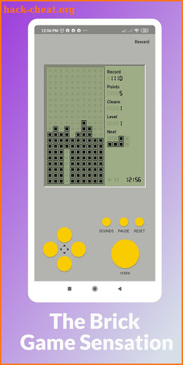 Classic Tetris Game screenshot