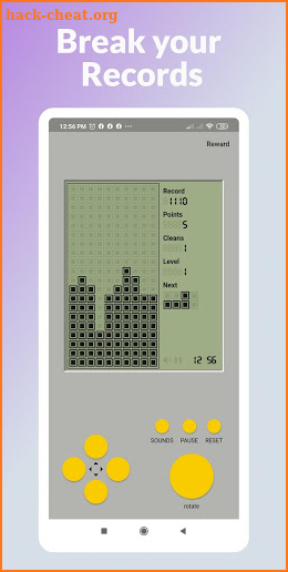 Classic Tetris Game screenshot