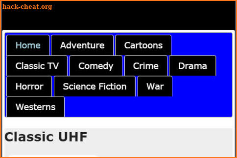 Classic UHF Gold - Movies/TV screenshot