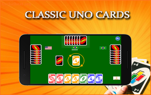 Classic UNO game screenshot