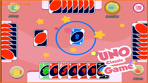 Classic UNO game card screenshot