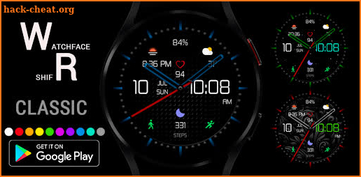 Classic Watch Face Wear OS screenshot