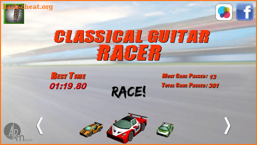 Classical Guitar Racer screenshot
