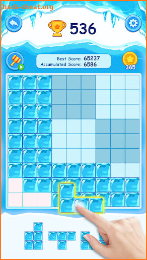Classical Ice Blocks Puzzle screenshot