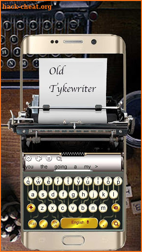 Classical Typewriter Keyboard screenshot