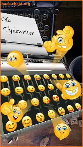 Classical Typewriter Keyboard screenshot