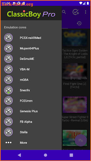 ClassicBoy Pro - Retro Video Games Emulator screenshot