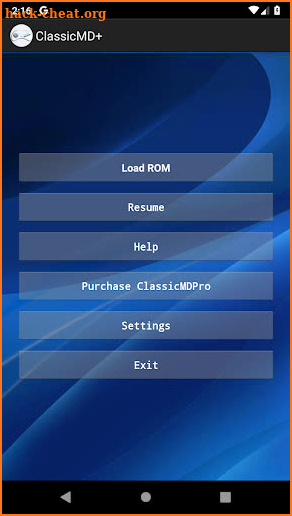 ClassicMD+ (GEN Emulator) screenshot