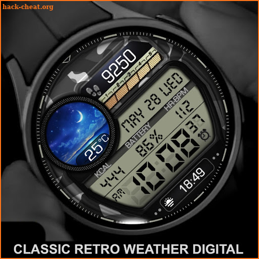 Classis Retro Weather Digital screenshot