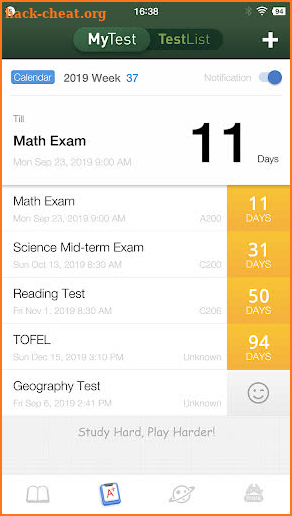 ClassTable - Study Timetable & Countdown screenshot