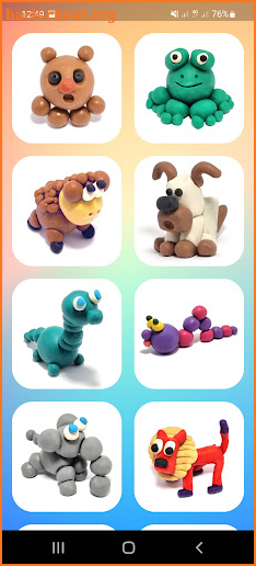 Clay modelling for kids screenshot