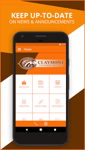 Claymont City Schools screenshot