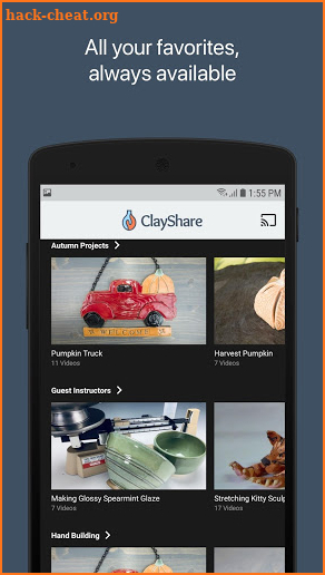 ClayShare screenshot