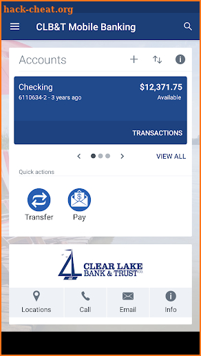 CLB&T Mobile Banking screenshot