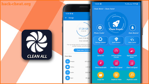 Clean Better - Clear Faster - SpeedCheck 5G 4G 3G screenshot