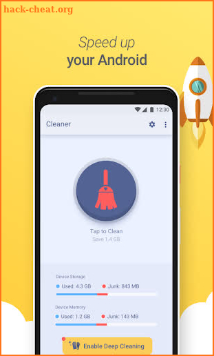 Clean Droid - 1 Tap Clear Cache & Phone Cleaner screenshot