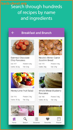 Clean-Eating Recipes - Grocery Lists & Meal Plans screenshot