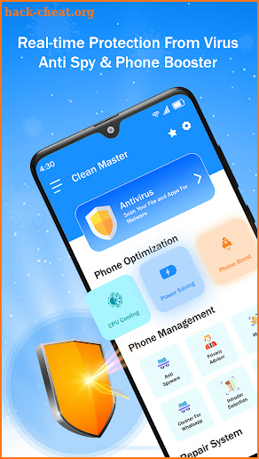 Clean Master-Phone Booster screenshot