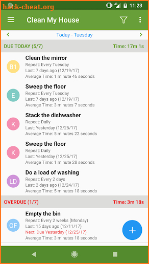 Clean My House – Chore To Do List, Task Scheduler screenshot