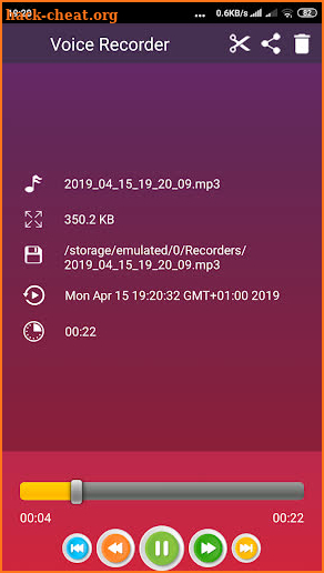 Clean Voice Recorder Pro 2019 screenshot