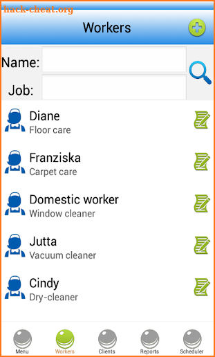Cleaning Business Software screenshot
