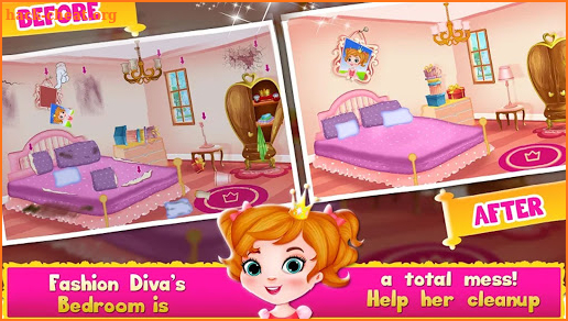 Cleaning games Kids - Clean Decor Mansion & Castle screenshot
