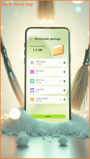 Cleaning Go screenshot