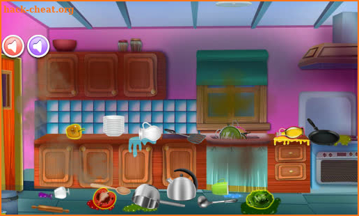 cleaning house step by step game screenshot
