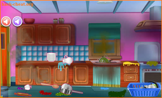 cleaning house step by step game screenshot