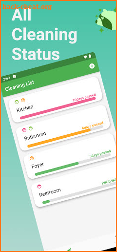 Cleaning Schedule Management - PikaPika screenshot