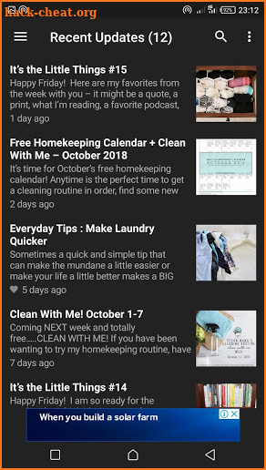 Cleaning Solutions screenshot