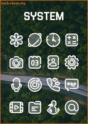 Clear Line - White Icon Pack screenshot