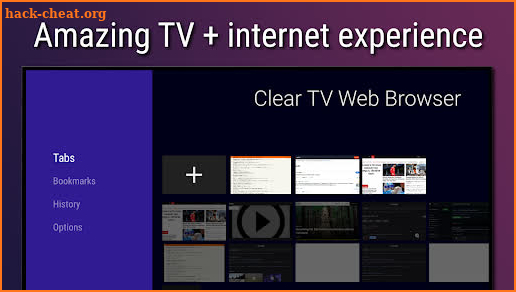 Clear TV Web Browser screenshot