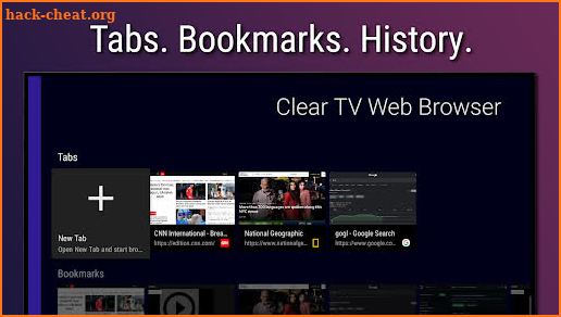 Clear TV Web Browser screenshot