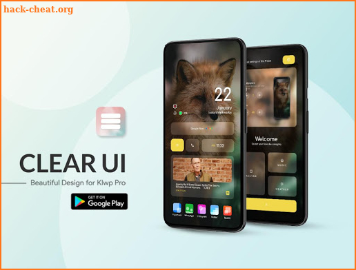 Clear UI for KLWP screenshot