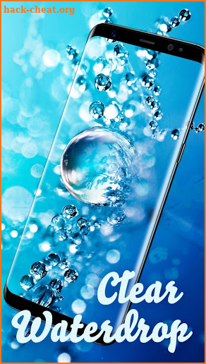 Clear water live wallpaper screenshot