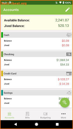 ClearCheckbook Money Manager screenshot