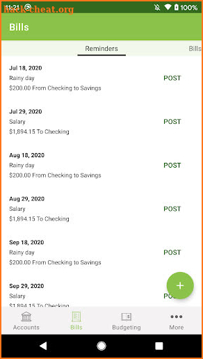 ClearCheckbook Money Manager screenshot
