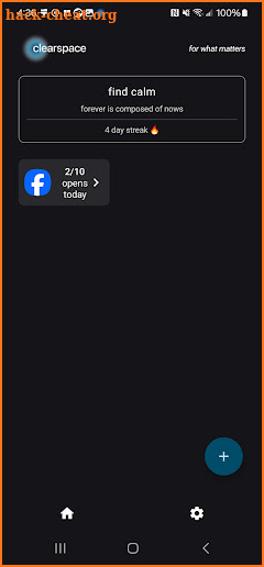 Clearspace screenshot