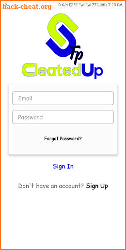 Cleatedup FP screenshot