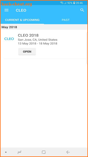 CLEO Conference and Exhibition screenshot